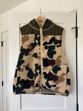 Men’s Stan Ray Men's Fleece Layer Vest in Stan Duck Camo